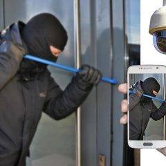 burglar breaking in