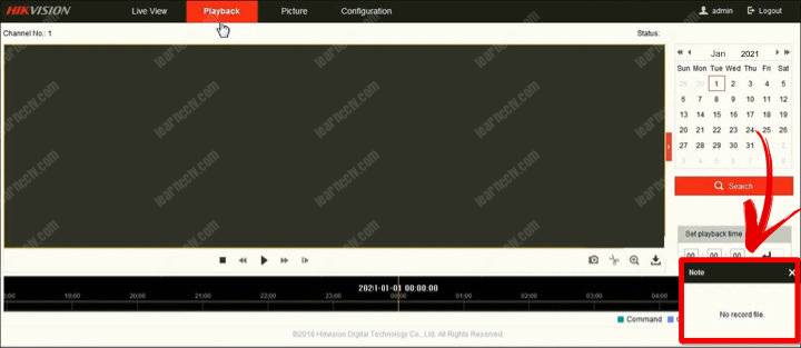 Hikvision Playback Failed (Solved) - Learn CCTV.com