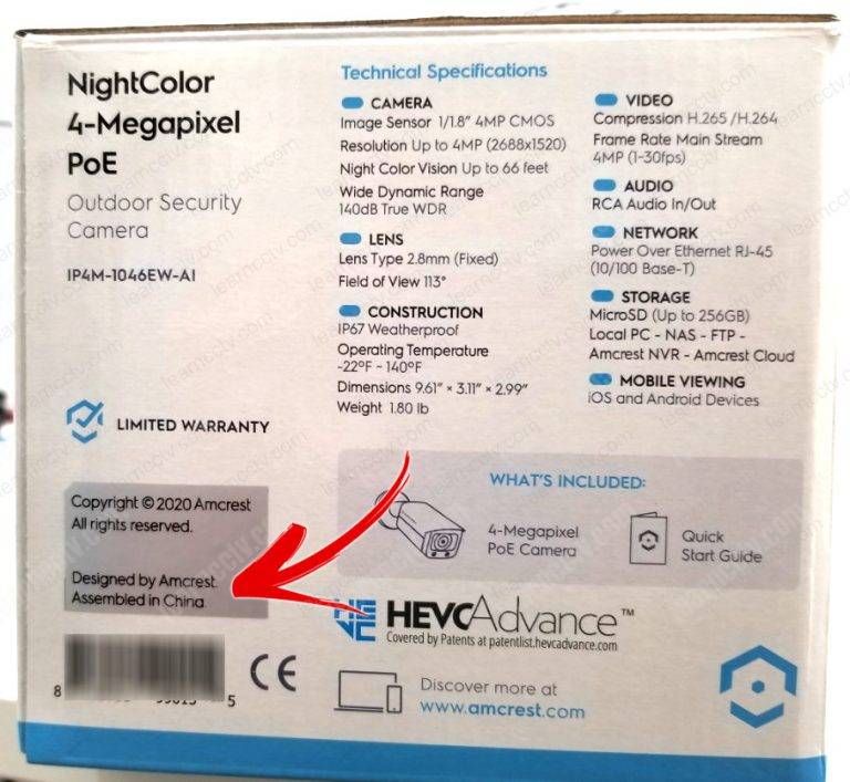 Where are Amcrest cameras manufactured? Learn