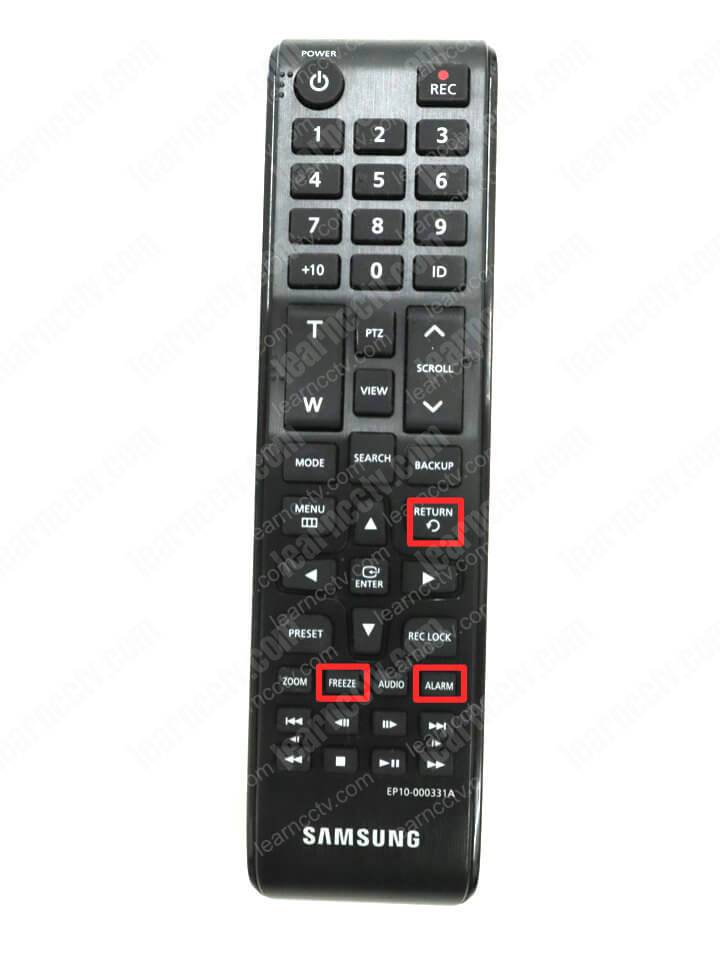 Samsung DVR remote control