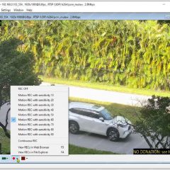 IP camera working in the Contacam Software