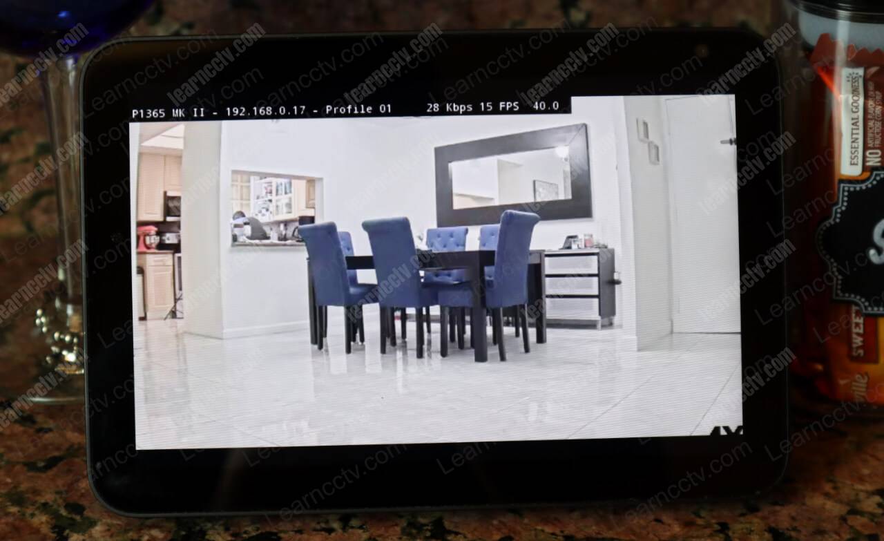 Axis camera on Echo Show Full Screen
