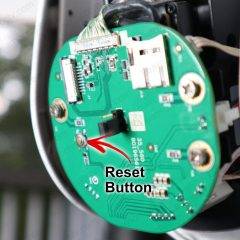 Amcrest camera reset button