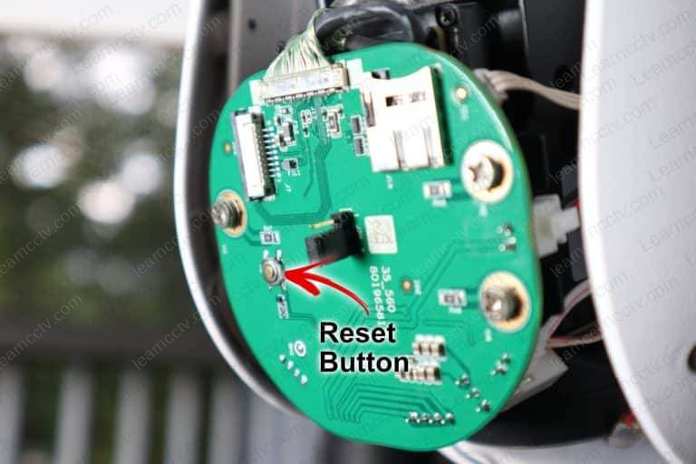 How to reset Amcrest PTZ camera (IP4M1063EWAI) Learn