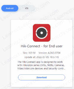 Hik-connect for End User