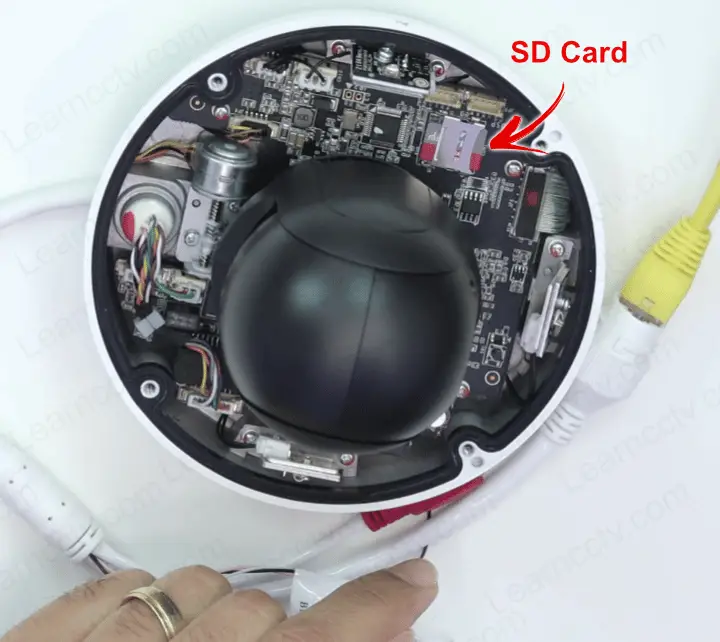 SD card on Hikvision camera