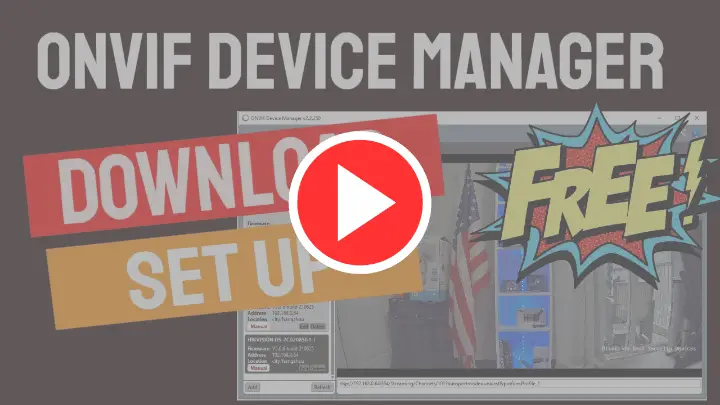 ONVIF DEVICE MANAGER