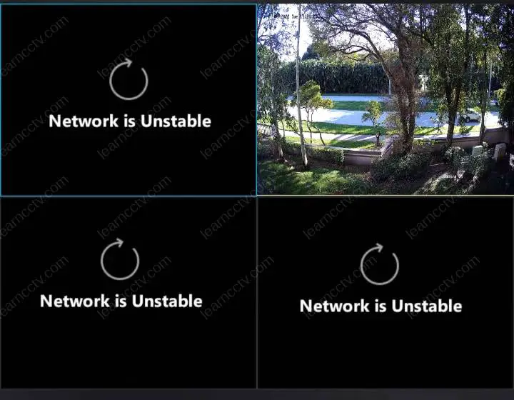 Hikvision Network is unstable